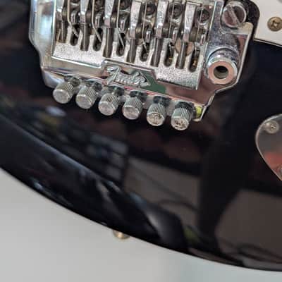 Fender Vintage Stratocaster made in Japan 1986 Contemporary Series , System 1 Tremolo- Black image 5