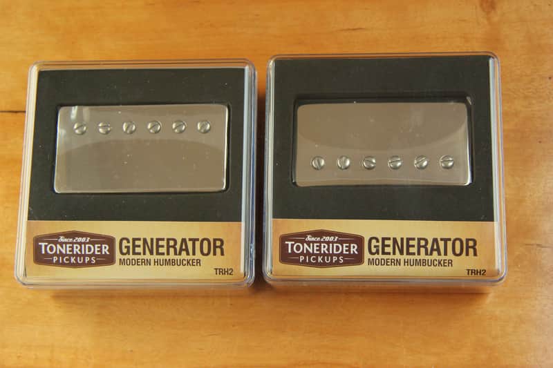 TONERIDER TRH2 Generator Humbucker SET NICKEL Alnico V Vintage Neck +Hot Bridge PAF 8k+16k ! 2024 image 1