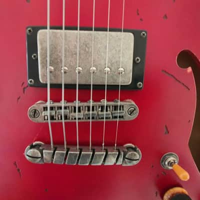 Ibanez ASV10A-TRL Artcore Vintage with Pine Fretboard 2018 - Transparent Cherry Red Low Gloss image 4