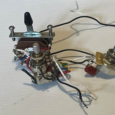2010's Era MIM Charvel San Dimas Pro Mod 2H Guitar Complete Electronics Wiring Volume Pot Jack image 3