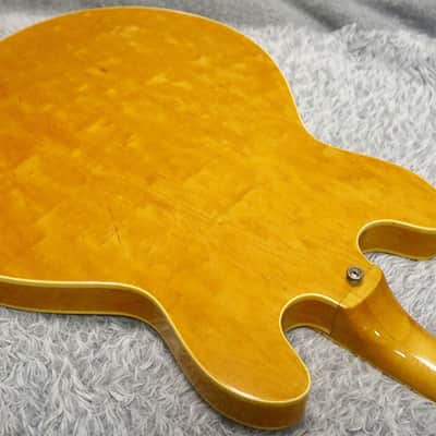 Rare Vintage 1970's made Epiphone Casino Blue Label w/Original HC Made in Japan image 11