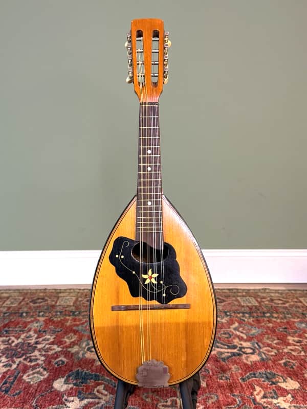Antique Lignatone Czechoslovakian Bowl Back Mandolin c1940s image 1
