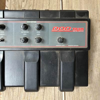 READ DOD TR3M metal electric guitar multi effect pedal work station  - Black  vintage electric guitar image 6