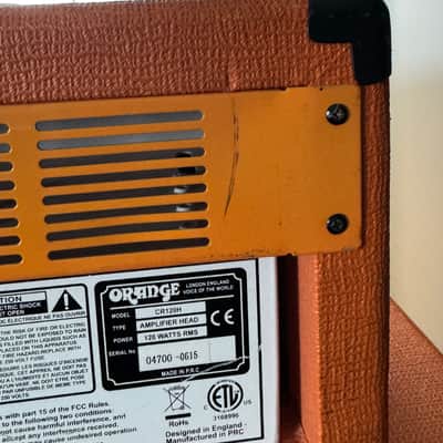 Orange CR120H Head & Crush Pro 412 Cab Full Stack 2015 image 15
