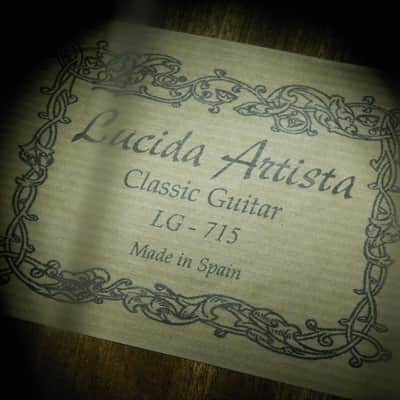 Lucida Artista LG-715 Malaga Classical Nylon String Guitar image 5