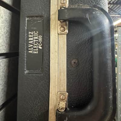 Alvarez C160 Dana Electric Guitar Case Early-Mid 90's Black image 3