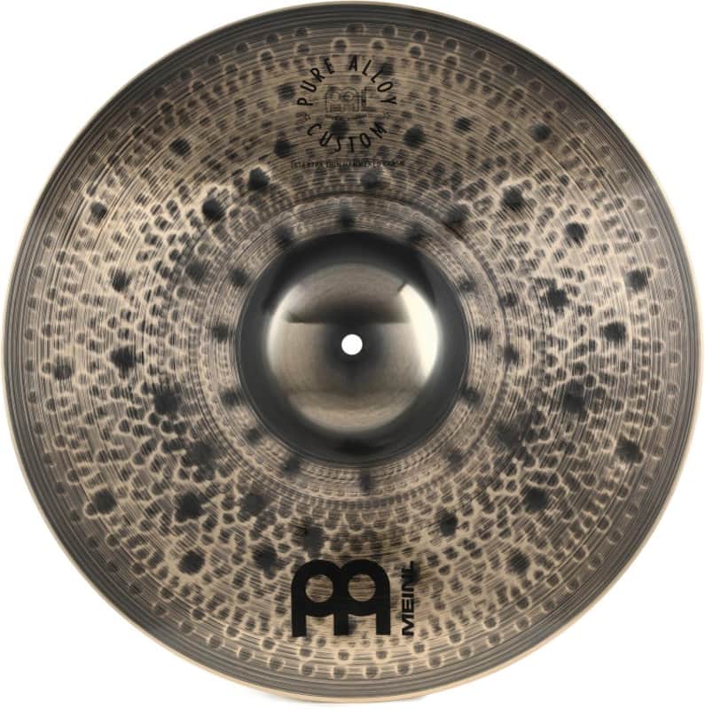 Meinl Cymbals Pure Alloy Custom Extra Thin Hammered Crash Cymbal - 18-inch (PAC18ETHCd1)