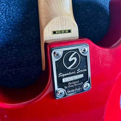 Samick Malibu Greg Bennett MB-1 2004 - Red image 5