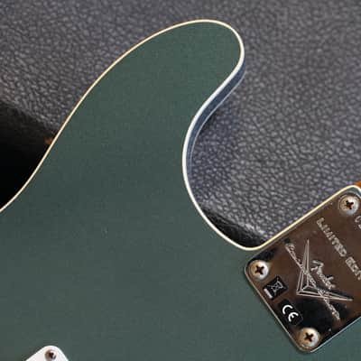2021 Fender Custom Shop Limited Edition Double Bound Stratocaster Electric Guitar Sherwood Metallic + HSC image 13