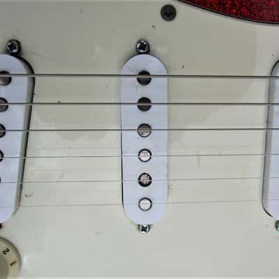 John Bennet Stratocaster Guitar, Mid- 70's, Japan, Red Sparkle Finish, Gig Bag image 6