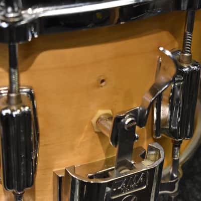 Vintage 70's Tama Re-Ring Superstar 9606 KG 6.5 x 14 King Beat Birch Snare Drum in Natural Maple Finish image 11