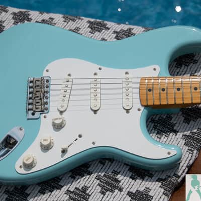 Fender ST-57 MIJ '57 Stratocaster Reissue - Sonic Blue - Made in Japan Pro Set Up w Perfect Frets/Action/Intonation! image 7