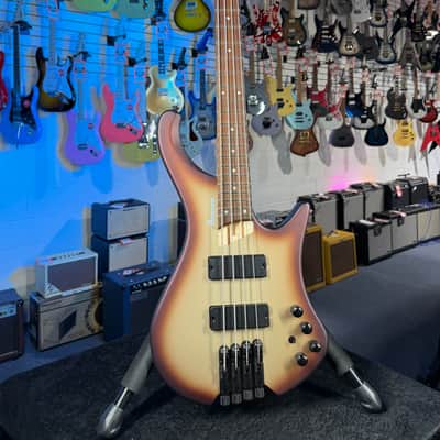 Ibanez Bass Workshop EHB600 Electric Bass Guitar - Charred Champagne Burst Matte, Free Plek! 505 image 6