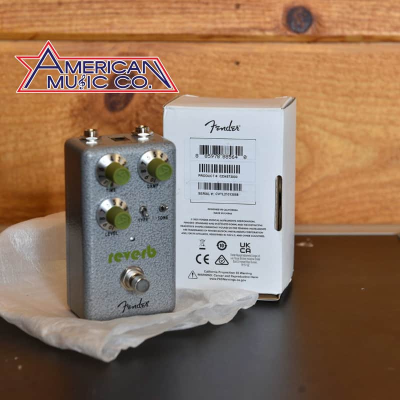 *OPEN BOX Fender Hammertone Reverb Pedal image 1