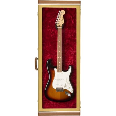 Fender Guitar Wall Display Case w/Plexiglass Window - Tweed image 1