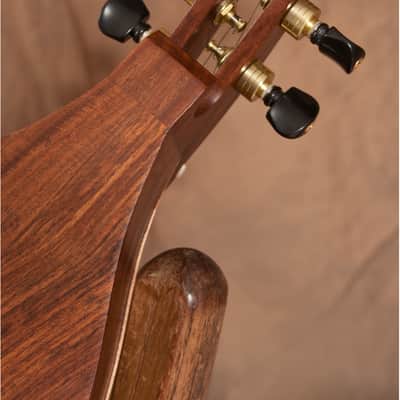 Roosebeck DMDS4 Emma Mountain Dulcimer 4-String Vaulted Fretboard Spruce F-Holes w/Pick, Noter & Owner's Guide image 8