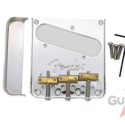 Genuine Fender Bridge Assembly Set for AMERICAN PRO Telecaster / Tele - Chrome image 4