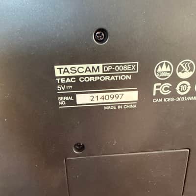 TASCAM DP-008EX 8-track Digital Portastudio 2013 - Present - Black image 9
