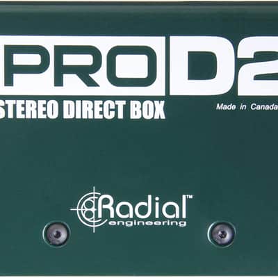 Radial DI Box PROD2 Passive Stereo DI Box Bundle with 10ft Pig Hog XLR Microphone Cord & Polishing Cloth - Hum Eliminator DI Boxes for Instruments, Passive Box Made for Keyboards, Guitar, Bass DI image 4