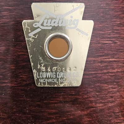 Ludwig Classic Maple 6.5x 14 snare Mahogany Stain image 2