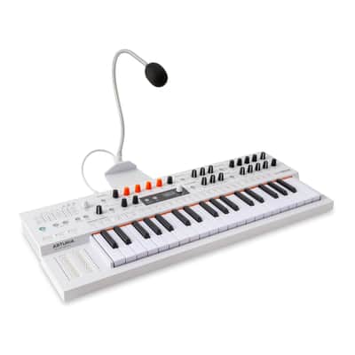 Arturia MiniFreak 37-Key Hybrid Synthesizer with 6-Voice Polyphony and Dual Sound Engines (White)