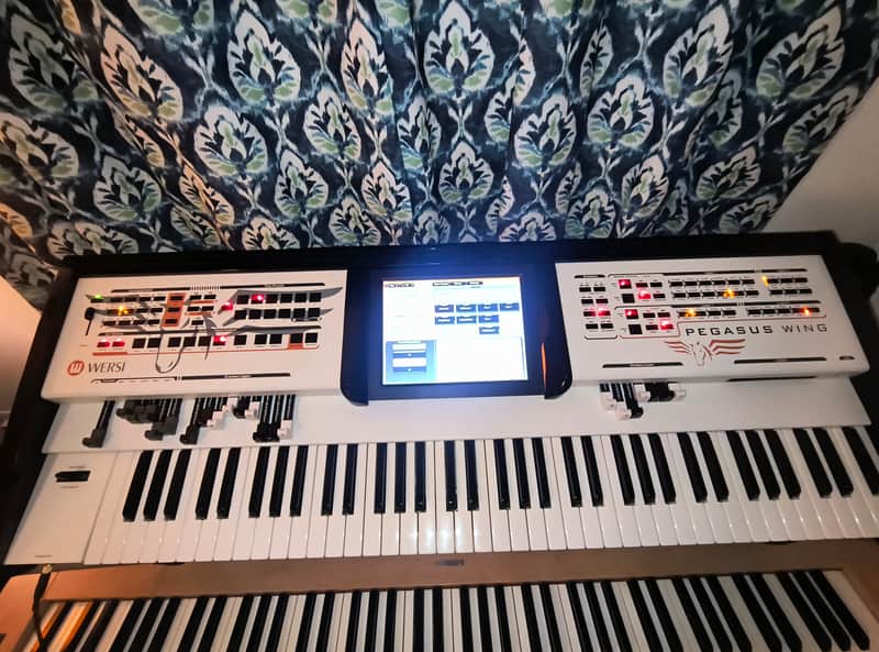 Wersi Pegasus Wing ✅ Professional Arranger Keyboard & Drawbar organ ✅ Classic German Workstation ✅ Cleaned 61-Key Performance Keyboard ✅ image 1