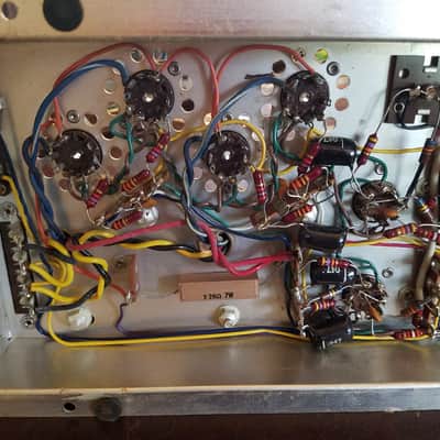 The Fisher Stereo Tube Amplifier 440A 1960s steel image 2