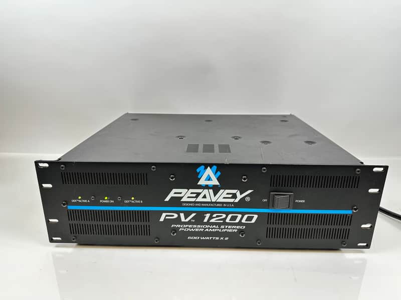 Peavey PV 1200 Professional 600W x 2 Stereo Power Amplifier | Reverb
