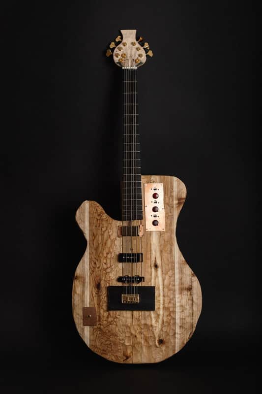 Left Handed 38" scale ultra low guitar/bass image 1