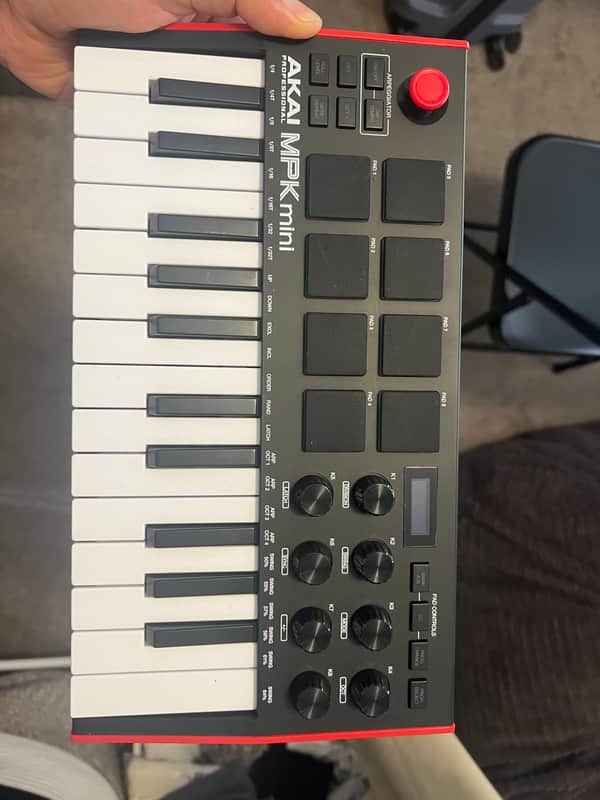 Akai MPK Mini MKIII 25-Key MIDI Controller 2020 - Present - Black image 1
