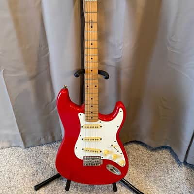 Fender Squier Stratocaster 1992 Torino Red CN series made in Korea -  Rare Vintage Collector image 1