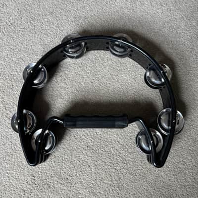 Tiger TAM14 Half Moon Tambourine - Black image 2
