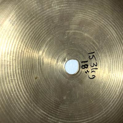 Zildjian Avedis 18” crash cymbal 1970’s image 4