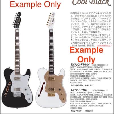 Fender Telecaster Thinline Super Deluxe 2015 Black MIJ image 2