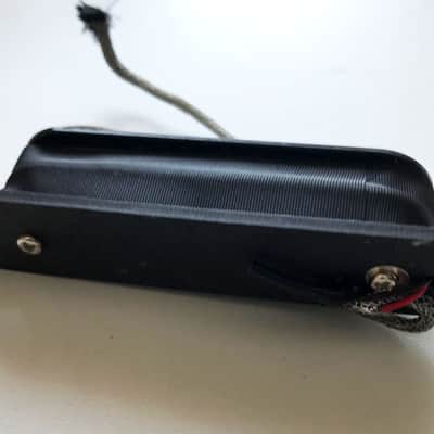 Fox Guitars Black Single Rail Guitar Pickup Strat Sized ceramic magnets image 3
