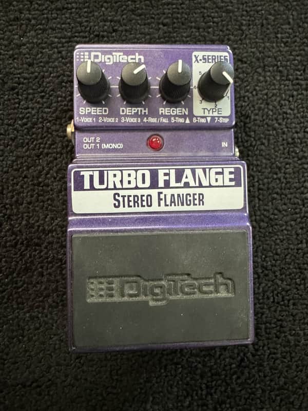 DigiTech Turbo Flange Stereo Flanger - Purple Sparkle image 1