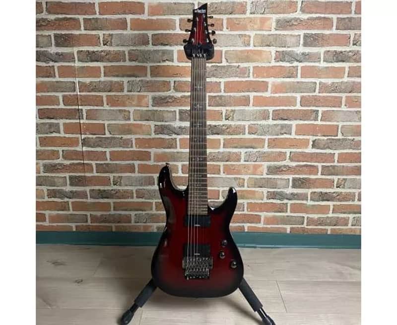 SCHECTER - DEMON 7 FR FR CRIMSON RED BURST image 1