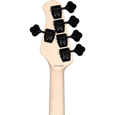 Sterling by Music Man Ray5HH Electric Bass, 5-String, Stealth Black image 8