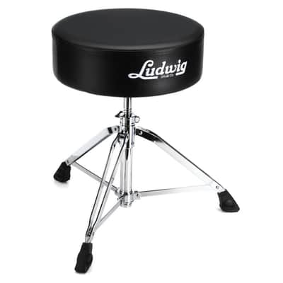 Ludwig LP51TH Pro Round Throne Black image 1