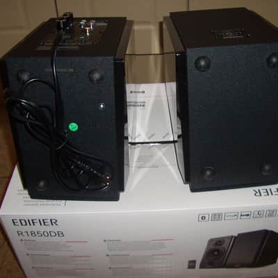 Edifier R1850DB Active Bookshelf Speakers with Bluetooth 2017 - Present - Black image 6