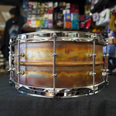 Ludwig 6.5x14" Raw Bronze Snare Drum w/ Tube Lugs image 4