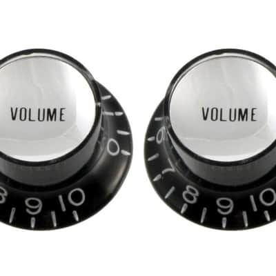 Set of 2 Volume Reflector Knobs For USA - BLACK