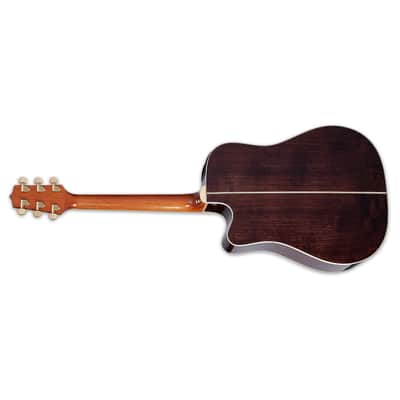 Takamine GD71CE-BSB Electro-Acoustic Dreadnought  - Laurel Fretboard, Brown Sunburst image 8