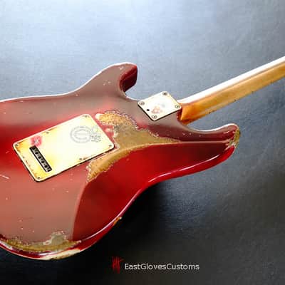 Fender Stratocaster Wild Red Cherry 40th Anniversary Aged Relic Made in USA image 7