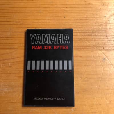 Yamaha MCD32 Memory Card with fresh battery (tested working) image 1