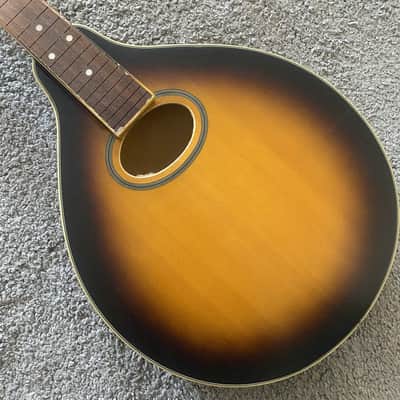Sunburst 8 String Mandolin Project, Spruce Top, Mahogany Body, Rosewood Fingerboard image 2