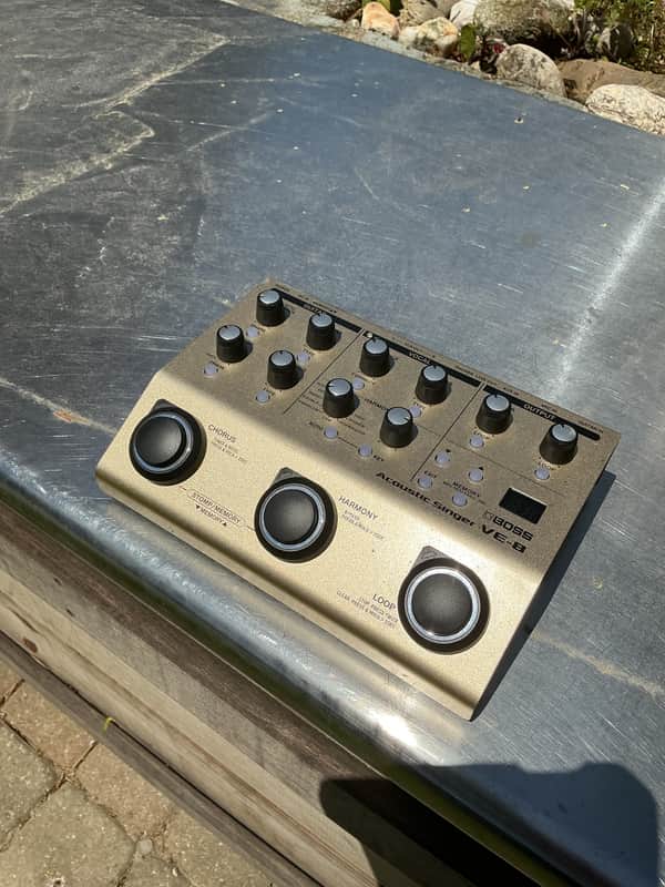 Boss VE-8 Acoustic Singer Pre-Amp 2016 - Present - White image 1
