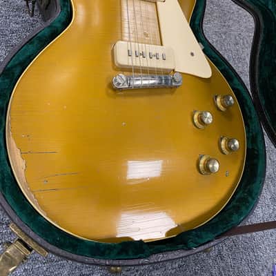 Handyman Les Paul Gold Top All Gold 2019 - All Gold relic image 14