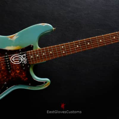 Fender Stratocaster Daphne blue Heavy Aged Relic image 11