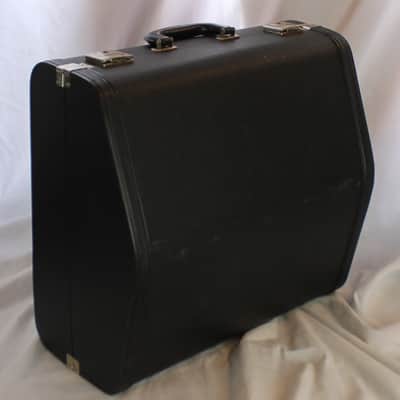 Black Italian Hard Case for Accordion 18.25" x 16.50" x 8.50" (46.25cm x 42cm x 21.50cm) image 1